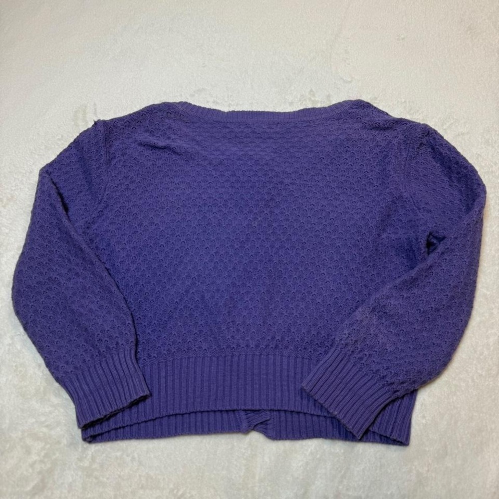 purple cardigan - Picture 3 of 5